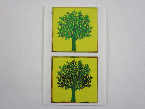 Mrs Grossman Summer Tree Sticker Sheet / Module - Vintage & Collectible - Stationery Journal Scrapbook Diary Notebook Planner Schedule Gift