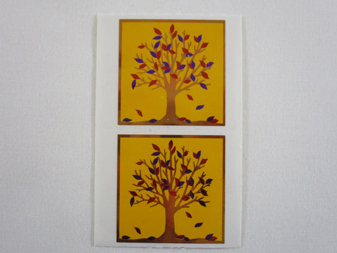Mrs Grossman Autumn Tree Sticker Sheet / Module - Vintage & Collectible - Stationery Journal Scrapbook Diary Notebook Planner Schedule Gift