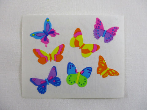 Mrs Grossman Bitsy Butterflies A Sticker Sheet / Module - Vintage & Collectible - for Scrapbook Journal Planner Diary Notebook Decor Gift