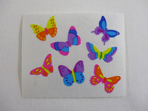 Mrs Grossman Bitsy Butterflies B Sticker Sheet / Module - Vintage & Collectible - for Scrapbook Journal Planner Diary Notebook Decor Gift