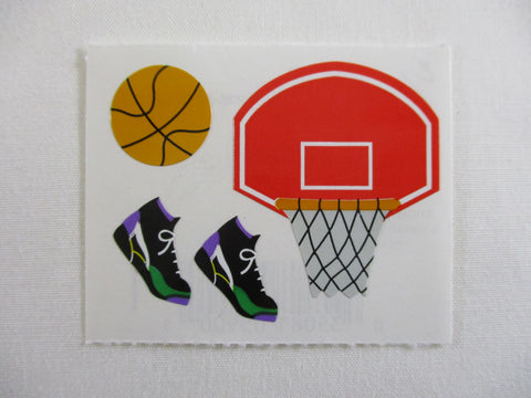 Mrs Grossman Basketball Sport B Sticker Sheet / Module - Vintage & Collectible - for Scrapbook Journal Planner Diary Notebook Decor Gift