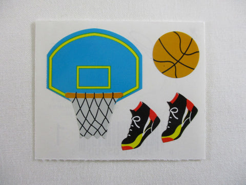 Mrs Grossman Basketball Sport A Sticker Sheet / Module - Vintage & Collectible - for Scrapbook Journal Planner Diary Notebook Decor Gift