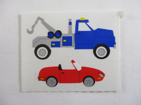 Mrs Grossman Tow Trucks Car A Sticker Sheet / Module - Vintage & Collectible - for Scrapbook Journal Planner Diary Notebook Decor Gift