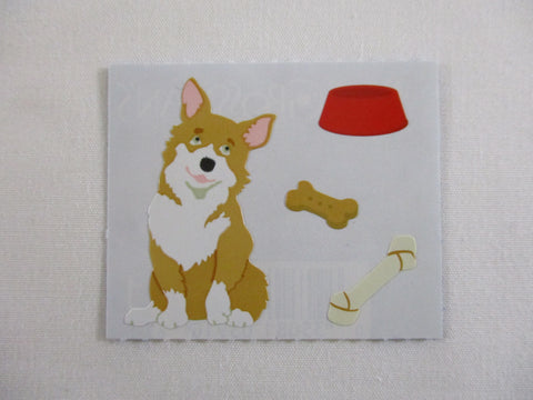 Mrs Grossman Welsh Corgi Dog Sticker Sheet / Module - Vintage & Collectible - for Scrapbook Journal Planner Diary Notebook Decor Gift
