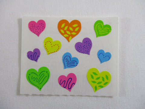 Mrs Grossman Hearts A Sticker Sheet / Module - Vintage & Collectible - for Scrapbook Journal Planner Diary Notebook Decor Gift Gift