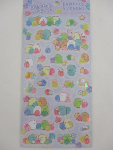 Cute Kawaii San-X Sumikko Gurashi Glitter Holographic Sticker Sheet 2022 A - for Planner Journal Scrapbook Craft