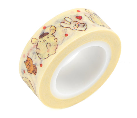 Cute Kawaii Sanrio Purin Washi / Masking Deco Tape - A - for Scrapbooking Journal Planner Craft