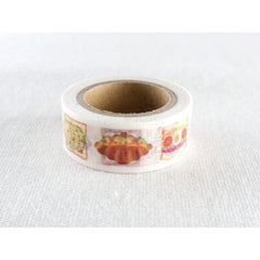 Cute Kawaii Mind Wave Foodies Washi / Masking Deco Tape - A - Sandwich Breakfast - for Scrapbooking Journal Planner Craft