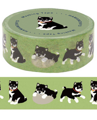 Cute Kawaii Hamamonyo Washi / Masking Deco Tape ♥ Dog Puppy Doggie Puppies Pet E - for Scrapbooking Journal Planner Craft