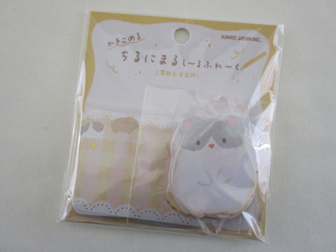 Cute Kawaii Kamio Write on Flake Stickers Sack - Hamster - for Journal Planner Agenda Craft Scrapbook
