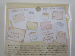 Cute Kawaii Kamio Write on Flake Stickers Sack - Hamster - for Journal Planner Agenda Craft Scrapbook