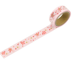 Cute Kawaii Hamamonyo Washi / Masking Deco Tape ♥ Cherry Blossom Flower Bloom Sakura for Scrapbooking Journal Planner Craft