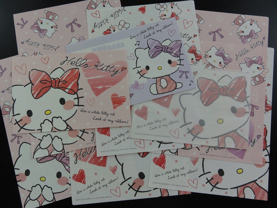 Sanrio Hello Kitty Ribbon Letter Sets