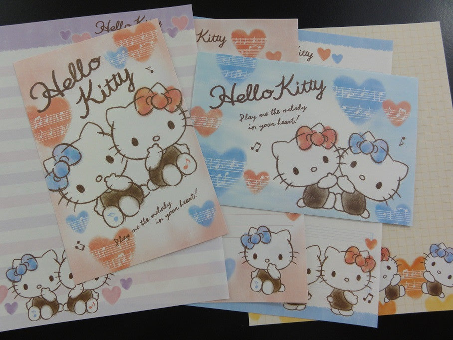 Sanrio Hello Kitty Melody Hearts Letter Sets
