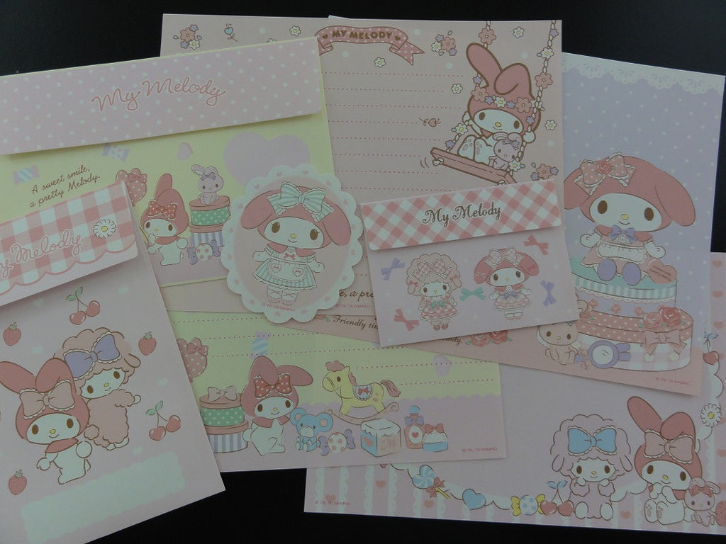 Sanrio My Melody Sweet Smile Letter Sets - Penpal Stationery Writing Paper Envelope Set