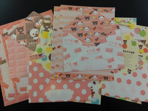 San-X Chocopa Panda Letter Sets - C