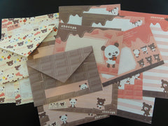 Cute Kawaii San-X Chocopa Panda Letter Sets - D - Writing Paper Envelope