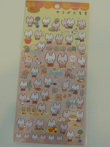 Cute Kawaii San-X Gata Shokudou Breakfast and Bakery Sticker Sheet