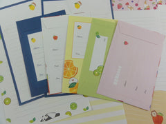 Cute Kawaii Mind Wave Fruitful Days Hedgehof Bird Rabbit Panda Letter Sets - Stationery Writing Paper Envelope Penpal