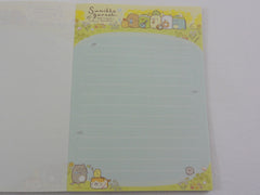 Cute Kawaii San-X Sumikko Gurashi Flower theme 4 x 6 Inch Notepad / Memo Pad - Stationery Designer Paper Collection