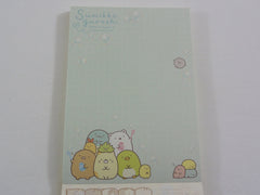 Cute Kawaii San-X Sumikko Gurashi Flower theme 4 x 6 Inch Notepad / Memo Pad - Stationery Designer Paper Collection