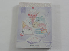 Cute Kawaii Q-Lia Cat Frozen Parlor Mini Notepad / Memo Pad - Stationery Design Writing Collection
