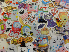 Ghost / Halloween Flake Sack Stickers - 55 pcs