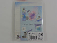 Cute Kawaii Crux Kirakirarium Penguin MINI Letter Set Pack - Stationery Writing Note Paper Envelope
