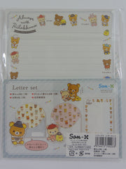 Cute Kawaii San-X Rilakkuma Bear Always with Letter Set Pack - 2019 - Writing Paper Envelope Stationery