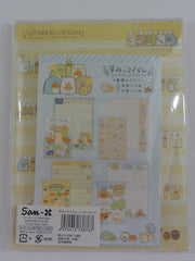 Cute Kawaii San-X Sumikko Gurashi Bread Bakery Letter Set Pack - 2019 - Stationery Writing Paper Envelope Penpal