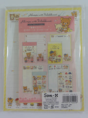 Cute Kawaii San-X Always with Rilakkuma Letter Set Pack - 2019 - Stationery Writing Paper Envelope Penpal