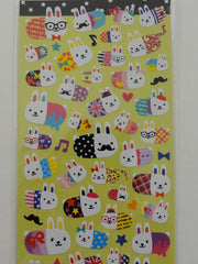 Cute Kawaii Mind Wave Usa Colle Rabbits Sticker Sheet