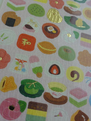Cute Kawaii Kamio Mochi Sushi Japan Food Sticker Sheet