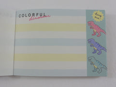 Cute Kawaii Crux Dino Mini Notepad / Memo Pad - A Colorful - Stationery Design Writing Collection