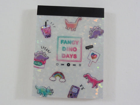 Cute Kawaii Crux Dino Mini Notepad / Memo Pad - B Fancy Days - Stationery Design Writing Collection