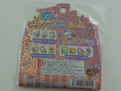 Cute Kawaii Q-Lia Bear's Little Circus Stickers Flake Sack