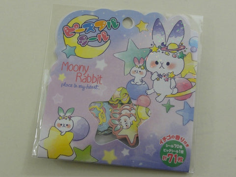 Cute Kawaii Mind Wave Moony Rabbit Stickers Sack