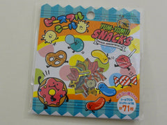 Cute Kawaii Mind Wave Yum Yum Snacks Stickers Sack