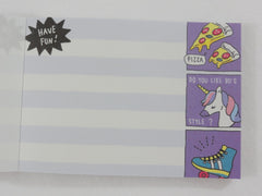 Cute Kawaii Crux Unicorn Like A Dream Mini Notepad / Memo Pad - Stationery Designer Paper Collection