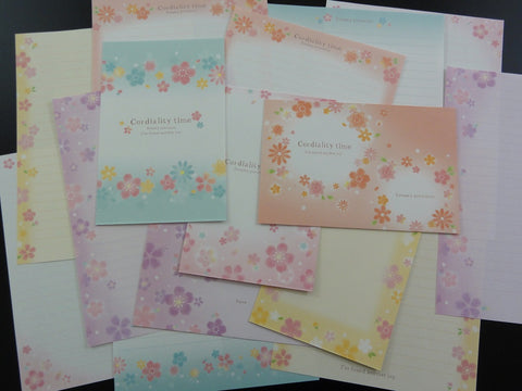 Kamio Cordiality Time Cherry Blossom Letter Sets