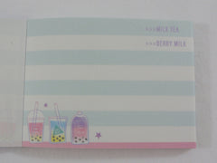 Cute Kawaii Kamio Bubble Tea Unicorn Drinks Mini Notepad / Memo Pad - Stationery Designer Writing Paper Collection