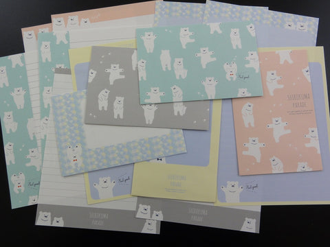 Q-Lia Shirokuma Parade Bears Letter Sets
