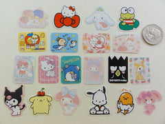 Kawaii Cute Sanrio Characters Keroppi Tuxedosam Kuririn Badtz Maru Flake Sack Stickers - 2016