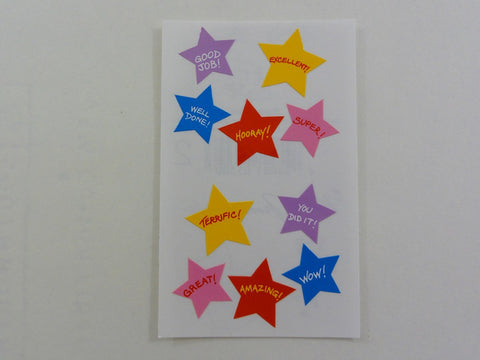 Mrs Grossman Super Stars Sticker Sheet / Module - Vintage & Collectible 1989