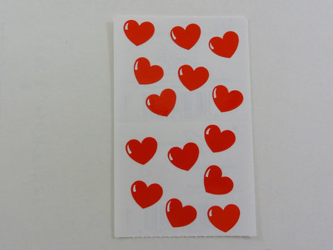 Mrs Grossman Cinnamon Hearts Sticker Sheet / Module - Vintage & Collectible 1993