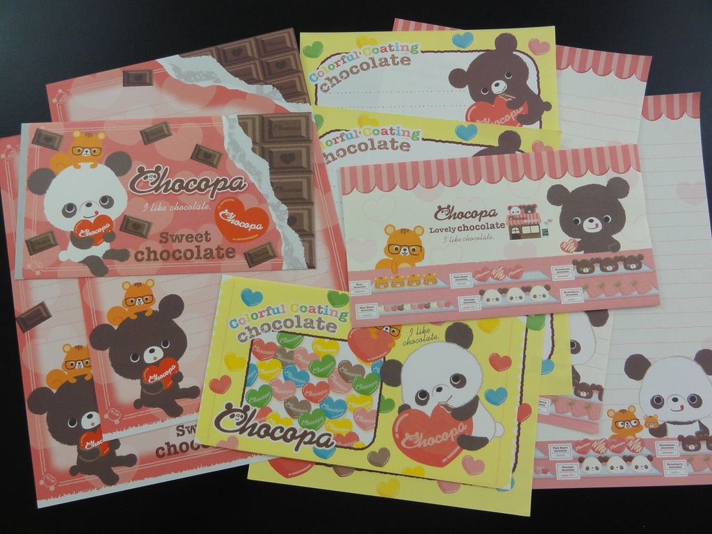 Cute Kawaii San-X Chocopa Panda Letter Sets - E
