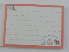 Cute Kawaii Kamio Dog Juicy na Shibainu Mini Notepad / Memo Pad - Stationery Designer Paper Collection