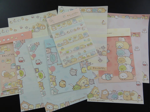 San-X Sumikko Gurashi Dressed as Cats Letter Sets - A