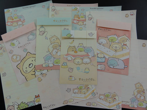 San-X Sumikko Gurashi Dressed as Cats Letter Sets - B