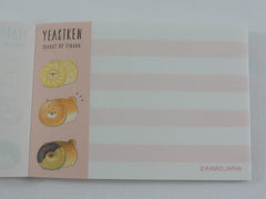Cute Kawaii Kamio Bread Yeastken Bakery Cafe Mini Notepad / Memo Pad - D - Stationery Designer Writing Paper Collection